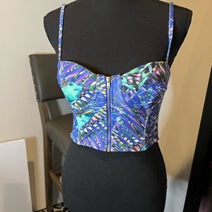 H&M Ladies zip up Bustier